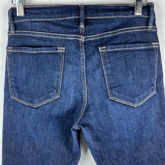 Frame Women's Le Skinny de Jeanne Jeans QueenSway Wash Denim Skinny Crop Size 28 - Picture 8 of 13